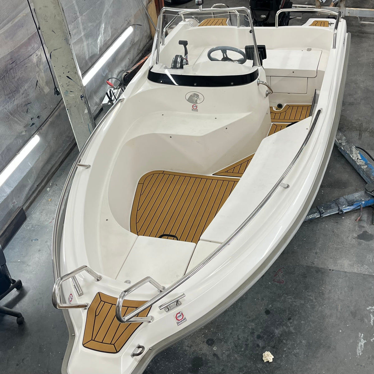 Foamdeck - Teak/Sort