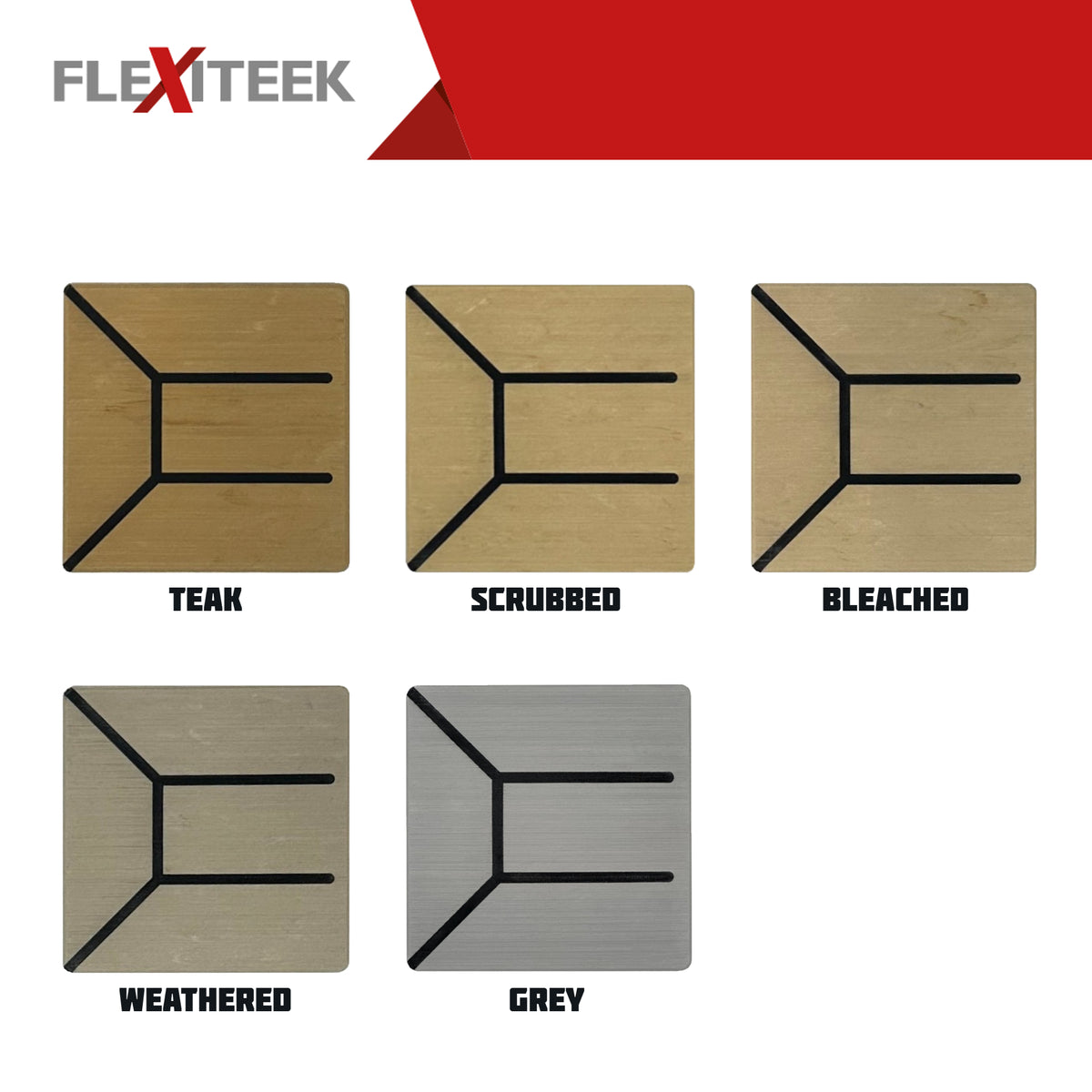 Flexiteek farger - Sandøy Båtdekk