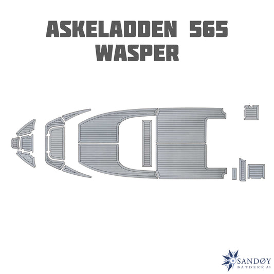 Foamdeck til Askeladden 565 Wasper oversikt