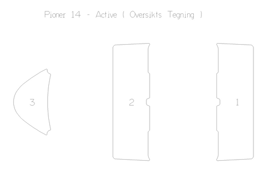 Pioner 14 Active – Foamdeck putesett 25mm