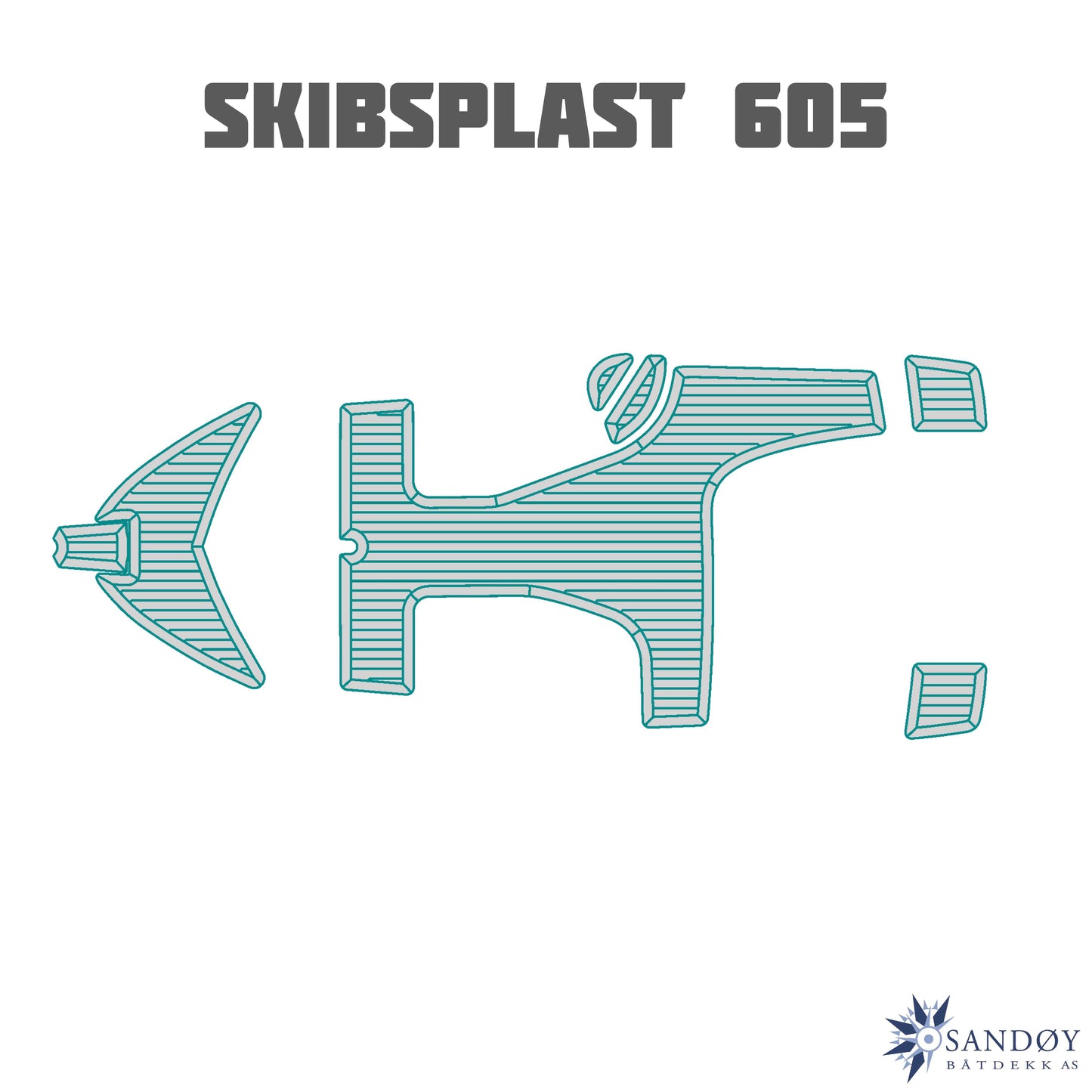EVA Foamdeck til Skibsplast 605 fra Sandøy Båtdekk