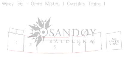 Båtdekk til Windy 36 Grand Mistral