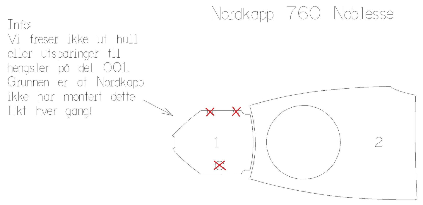 Nordkapp 760 Noblesse (Fordekk)